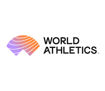 world athletics logo sports presentation